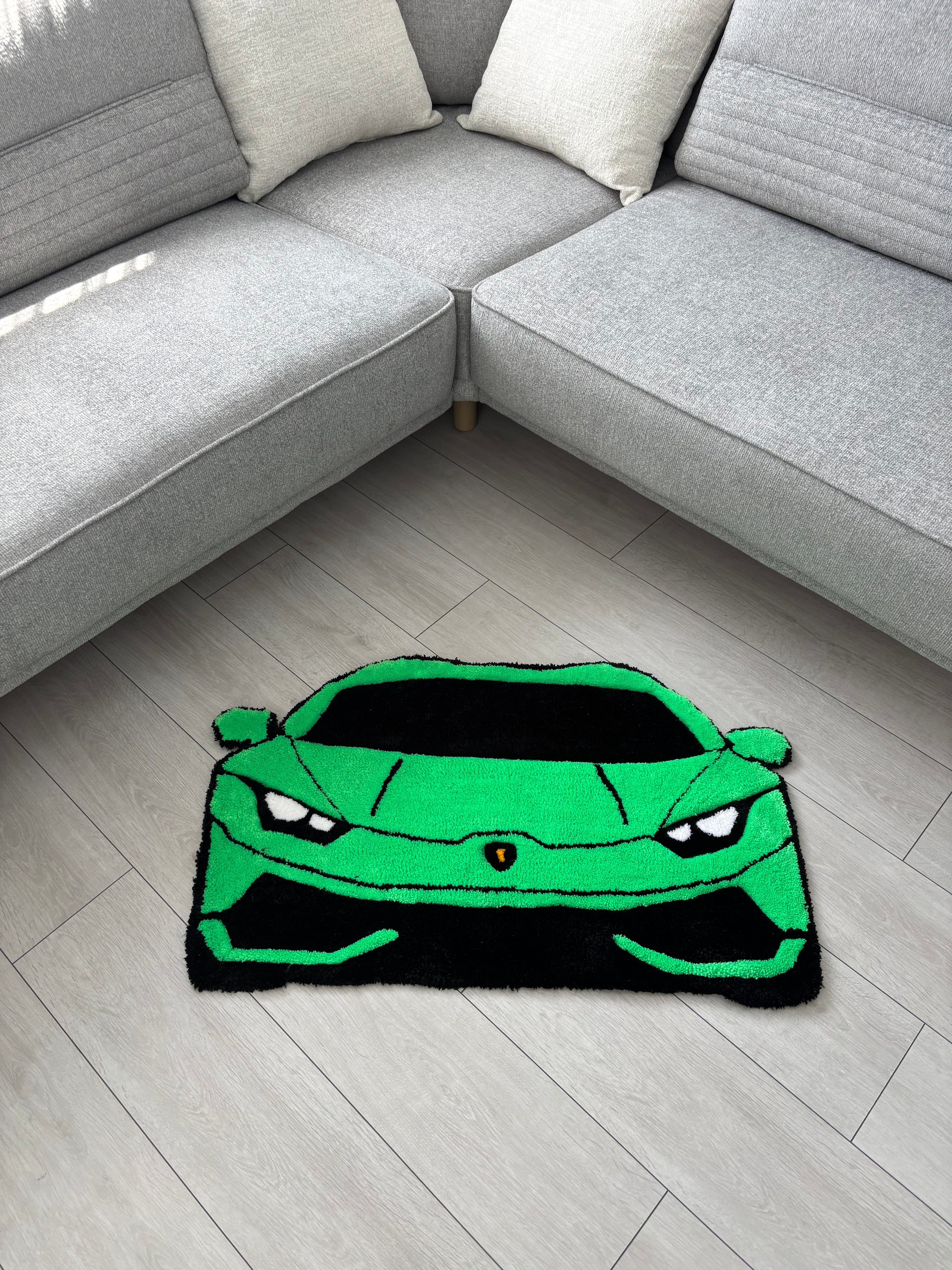 PuffRug - El Yapımı Tufting Halı "Lambo"