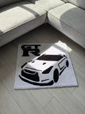 PuffRug - El Yapımı Tufting Halı "GTR Car"